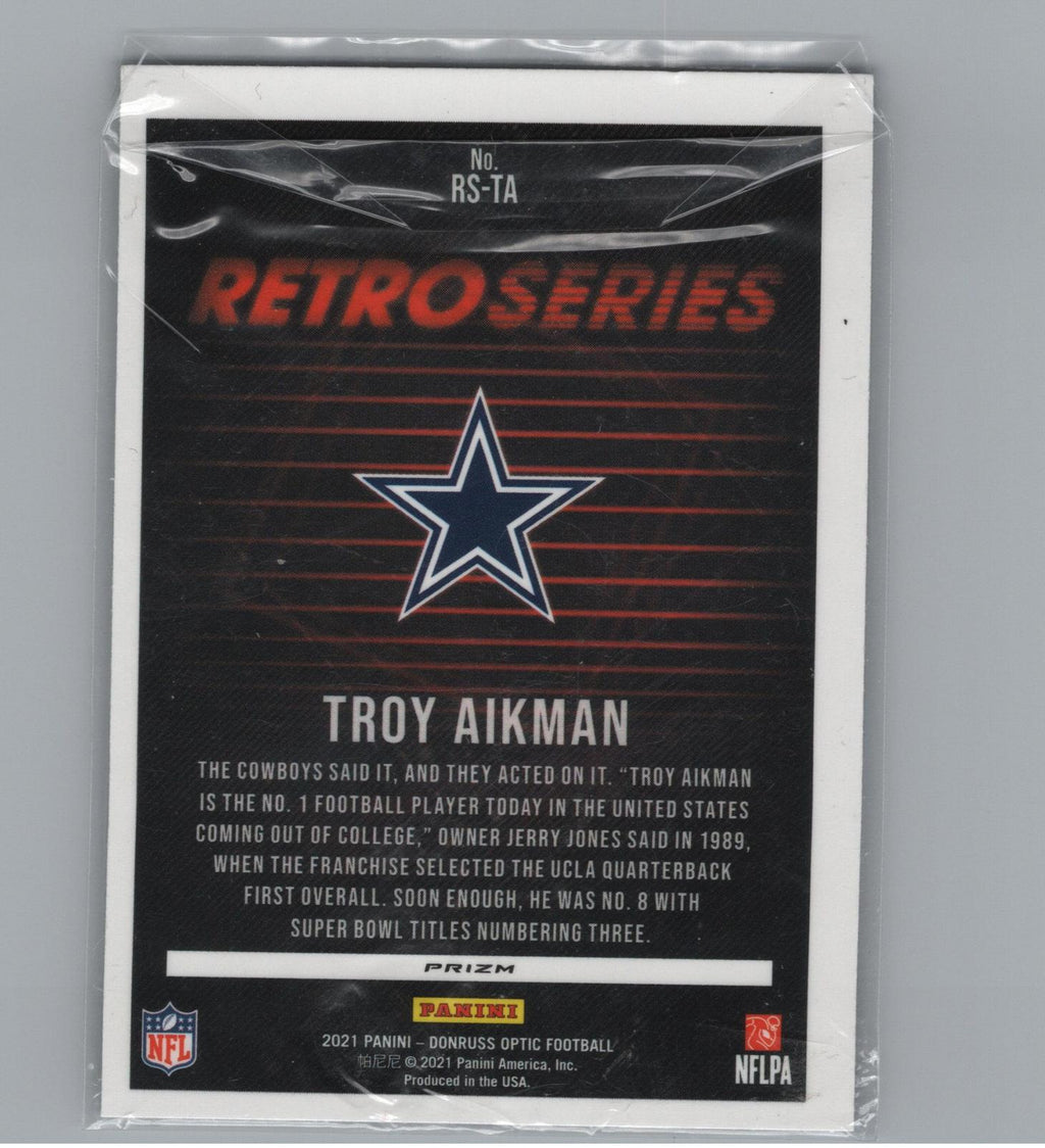 2021 Donruss Optic #RS-TA Troy Aikman Retro Series