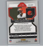 2021 Panini Prizm #376 Greg Newsome II Red Ice