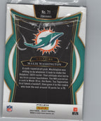 2024 Panini Select #71 Malik Washington Green & Yellow Prizm Shock