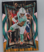 2024 Panini Select #71 Malik Washington Green & Yellow Prizm Shock