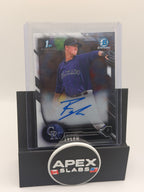 2016 Bowman Draft Robert Tyler 1st Chrome Draft Pick Autograph ROCKIES