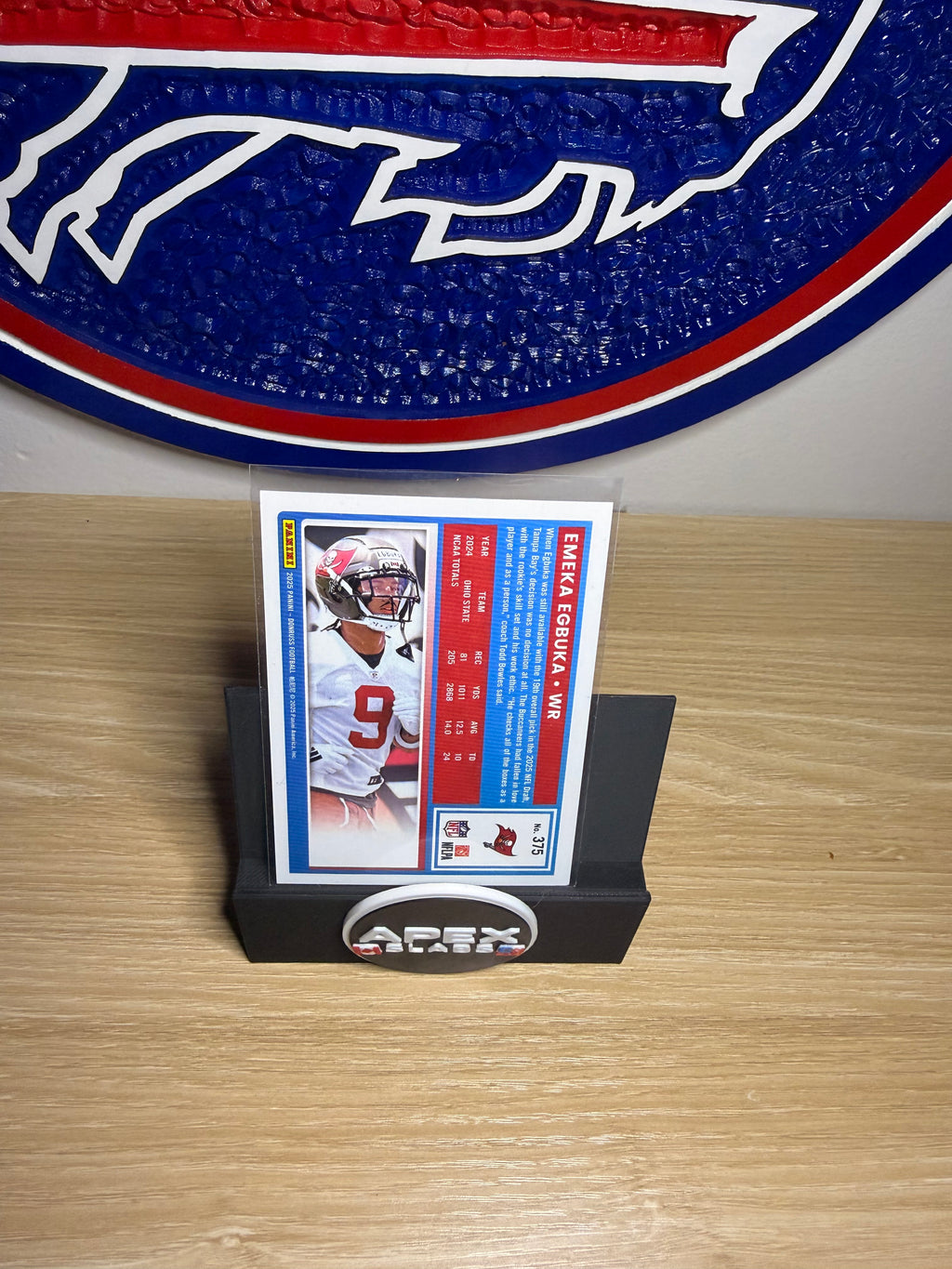 Emeka Egbuka #375 – 2025 Donruss Rated Rookie