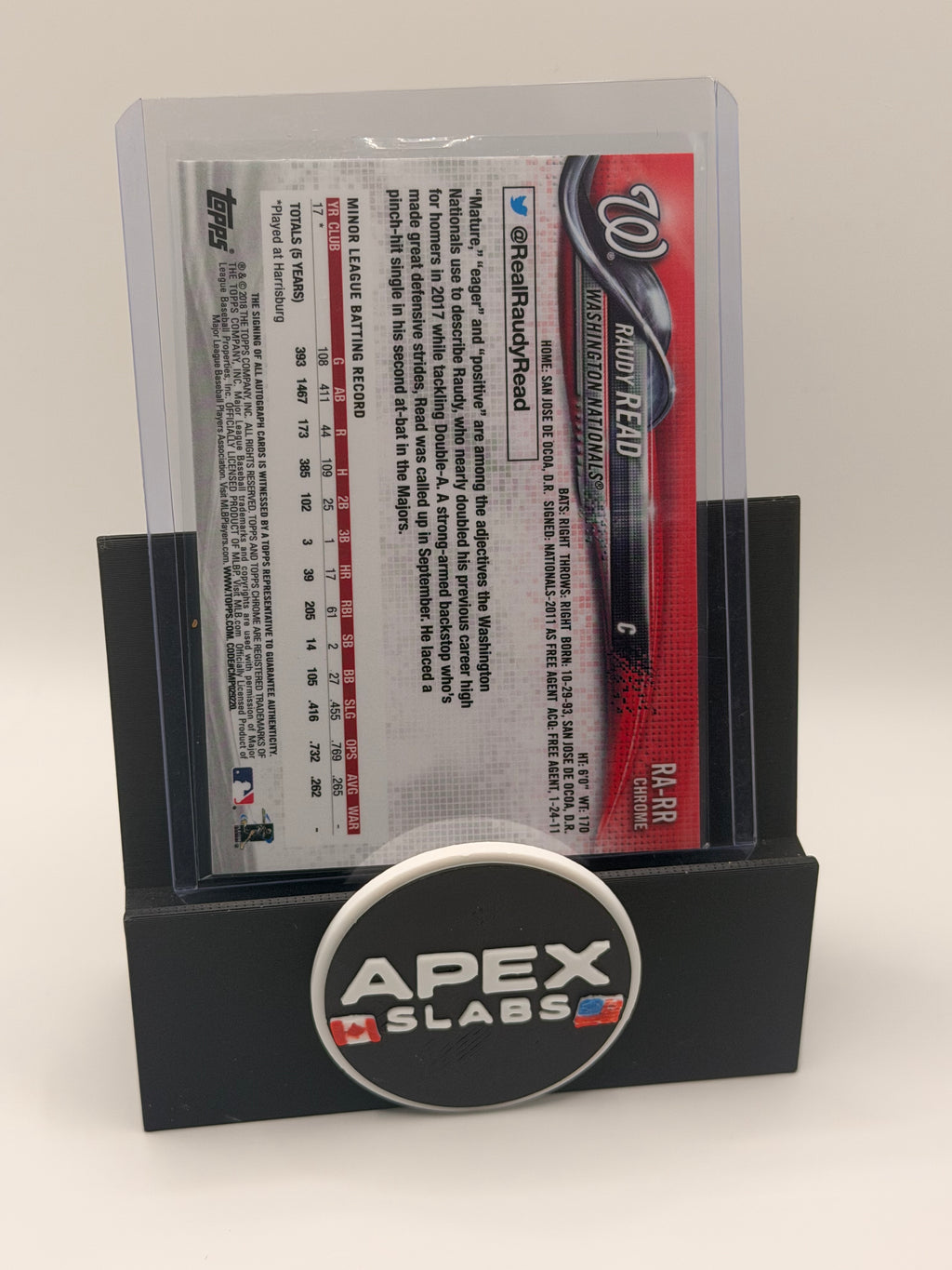 2018 Topps Chrome Raudy Read