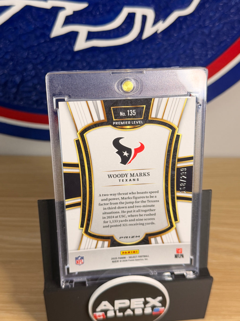 Woody marks #135 /299
