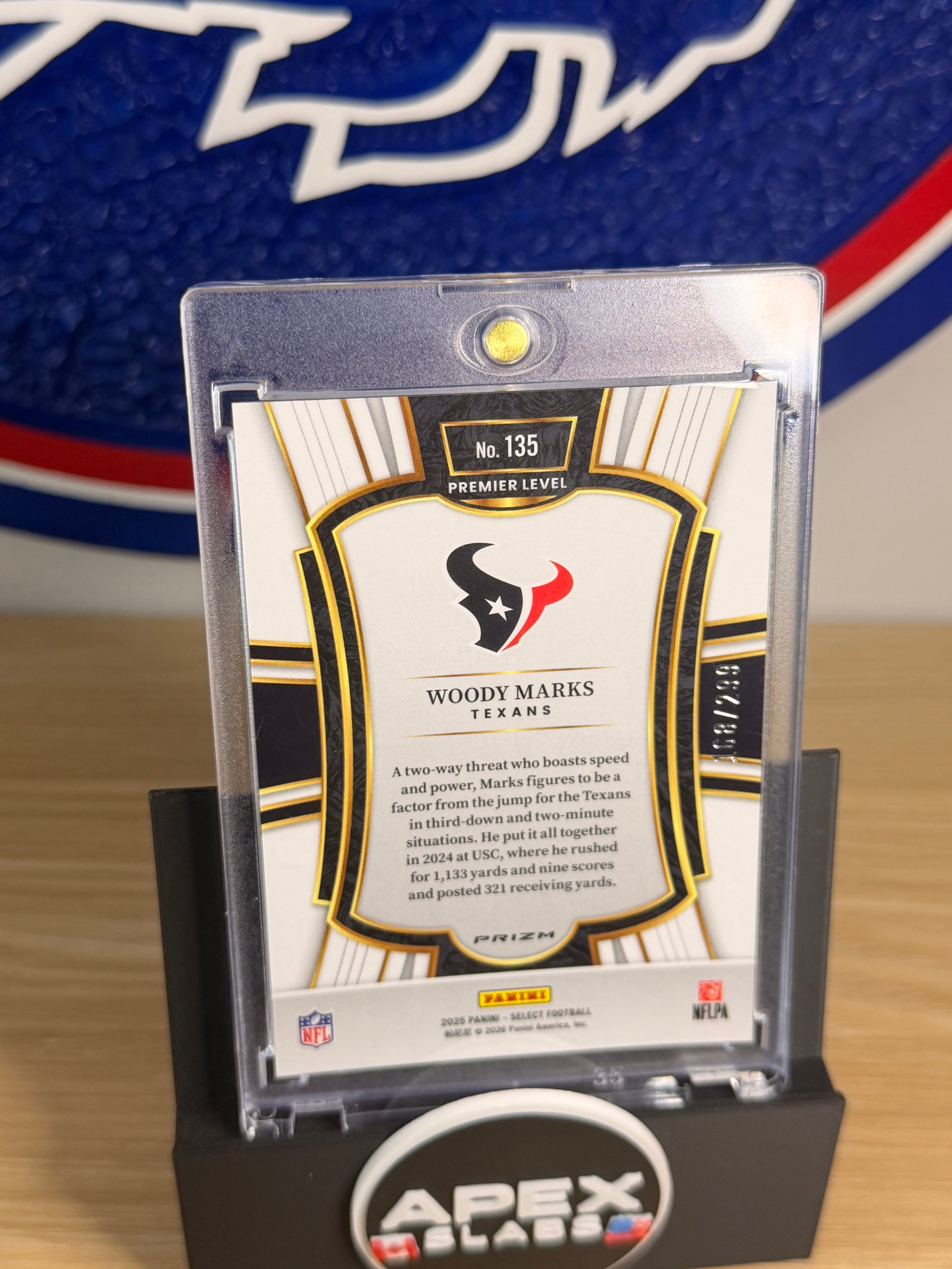 Woody marks #135 /299