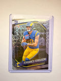 Carte recrue Terrance Ferguson RC Panini Prizm 2025 (Prizm Argent) – Ailier rapproché recrue des Rams de Los Angeles.