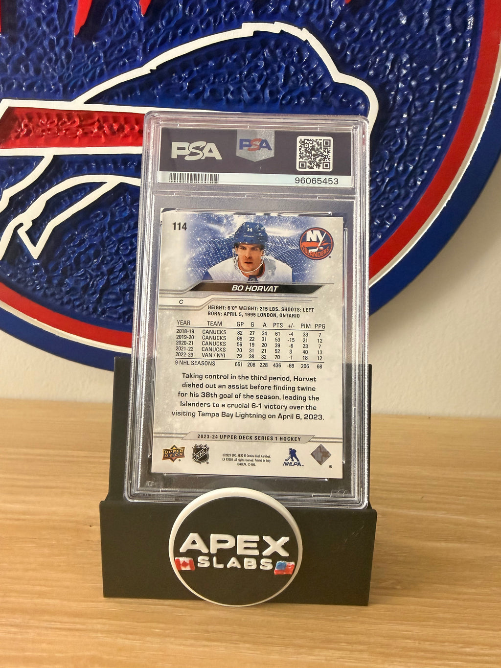 Bo horvat #114 PSA 10