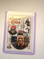 2023 Panini Illusions “King of Cards” Bijan Robinson RC – Atlanta Falcons. Premium rookie insert.
