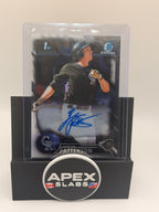 2016 Bowman Chrome Jordan Patterson 1st Prospect Auto