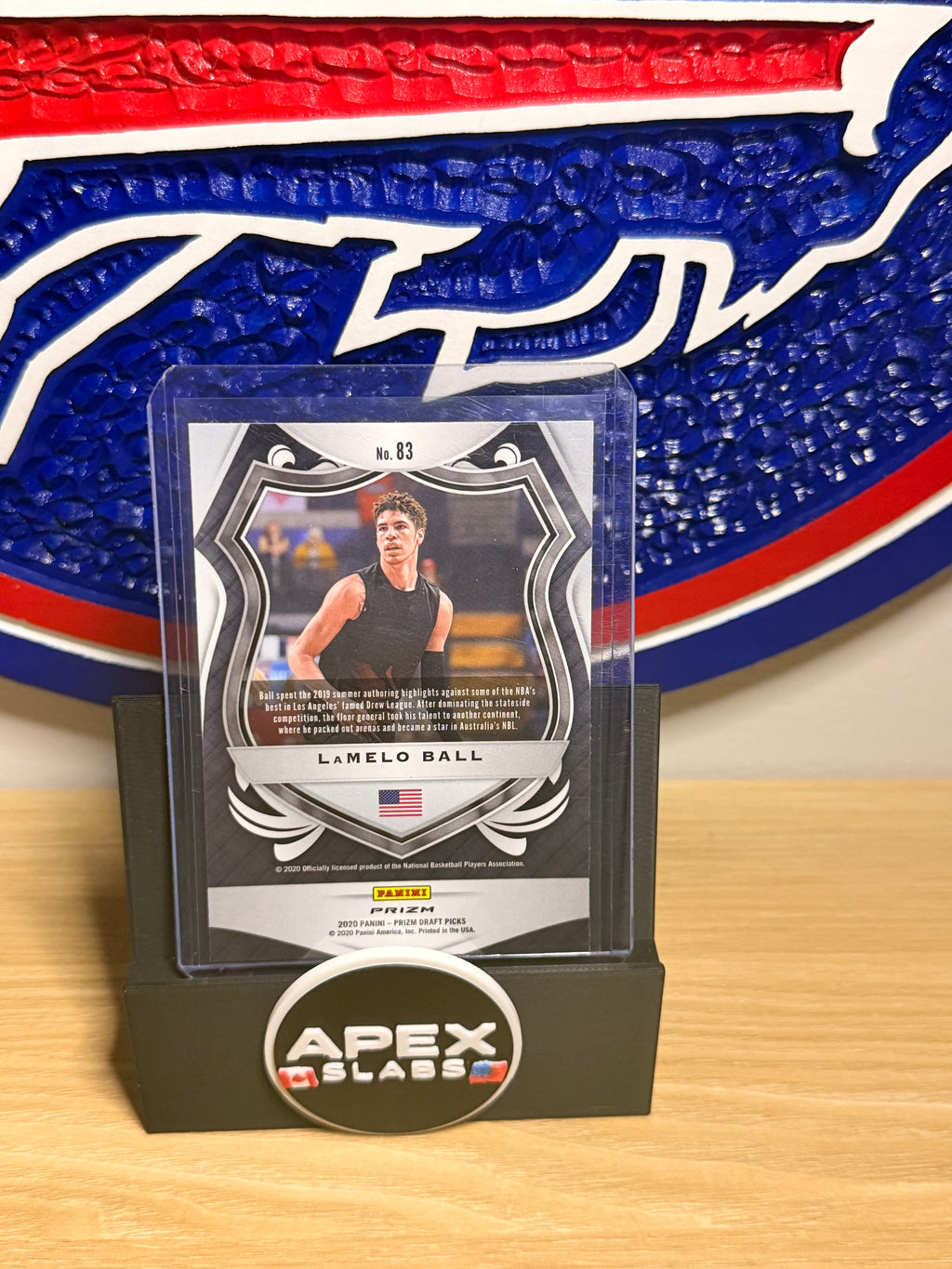 LaMelo Ball 2020 Panini Prizm Draft Picks Crusade Green RC #83