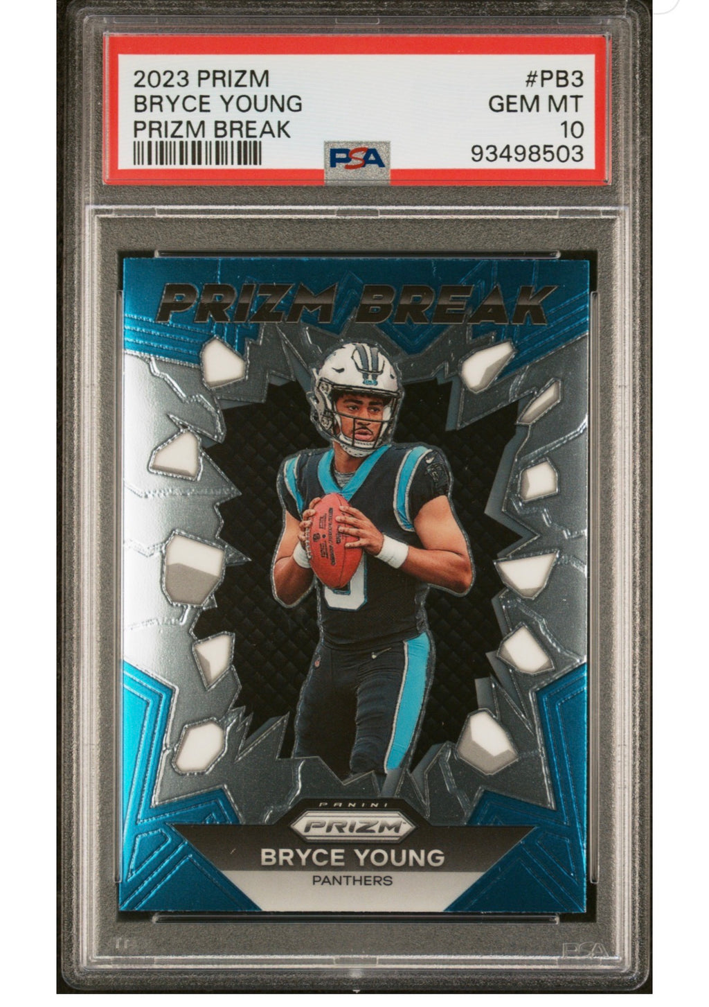 2023 Panini Prizm Bryce Young Prizm Break #PB-3 Carolina Panthers