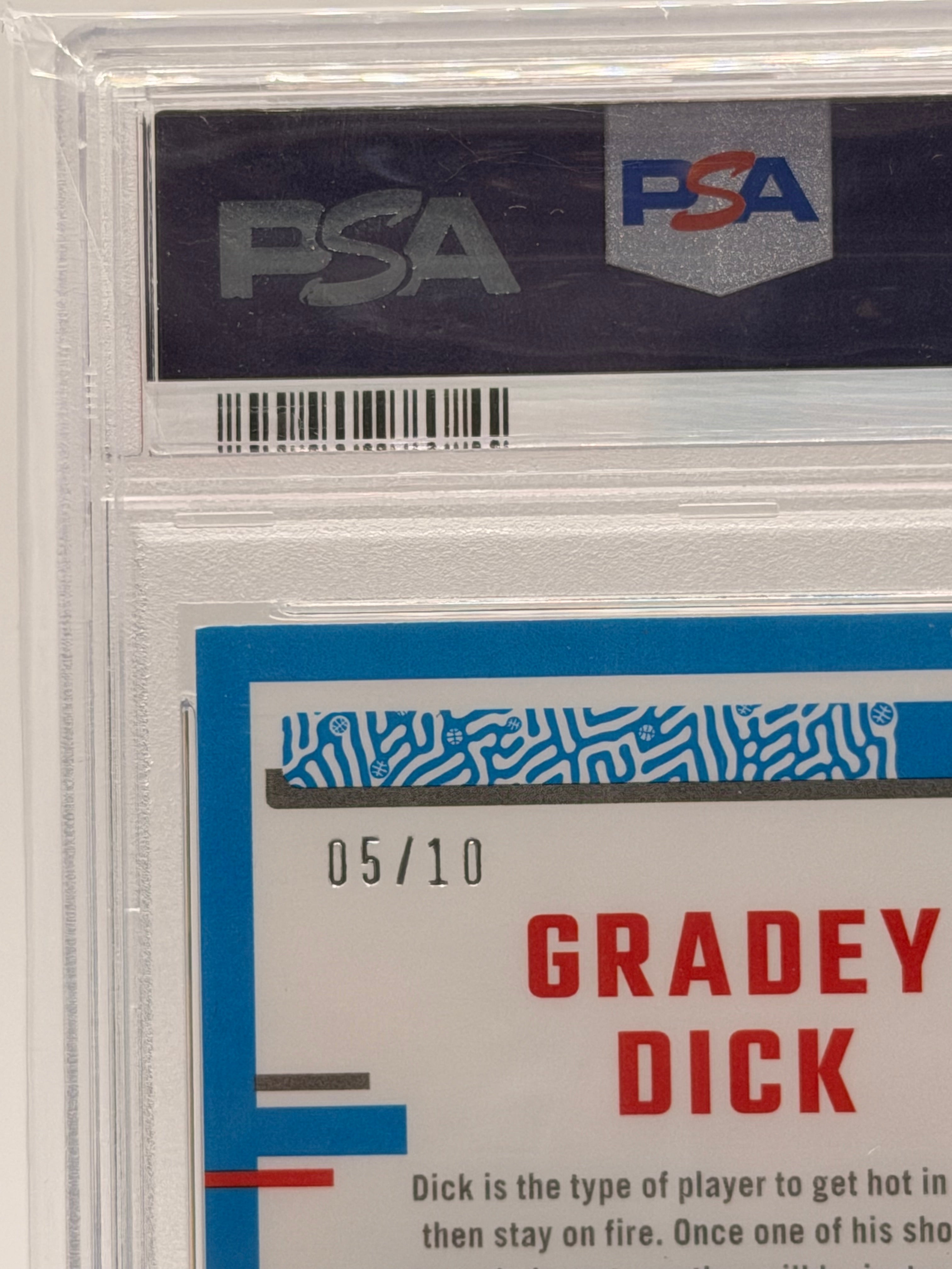 2023 Panini Donruss Optic Gradey Dick gold /10
