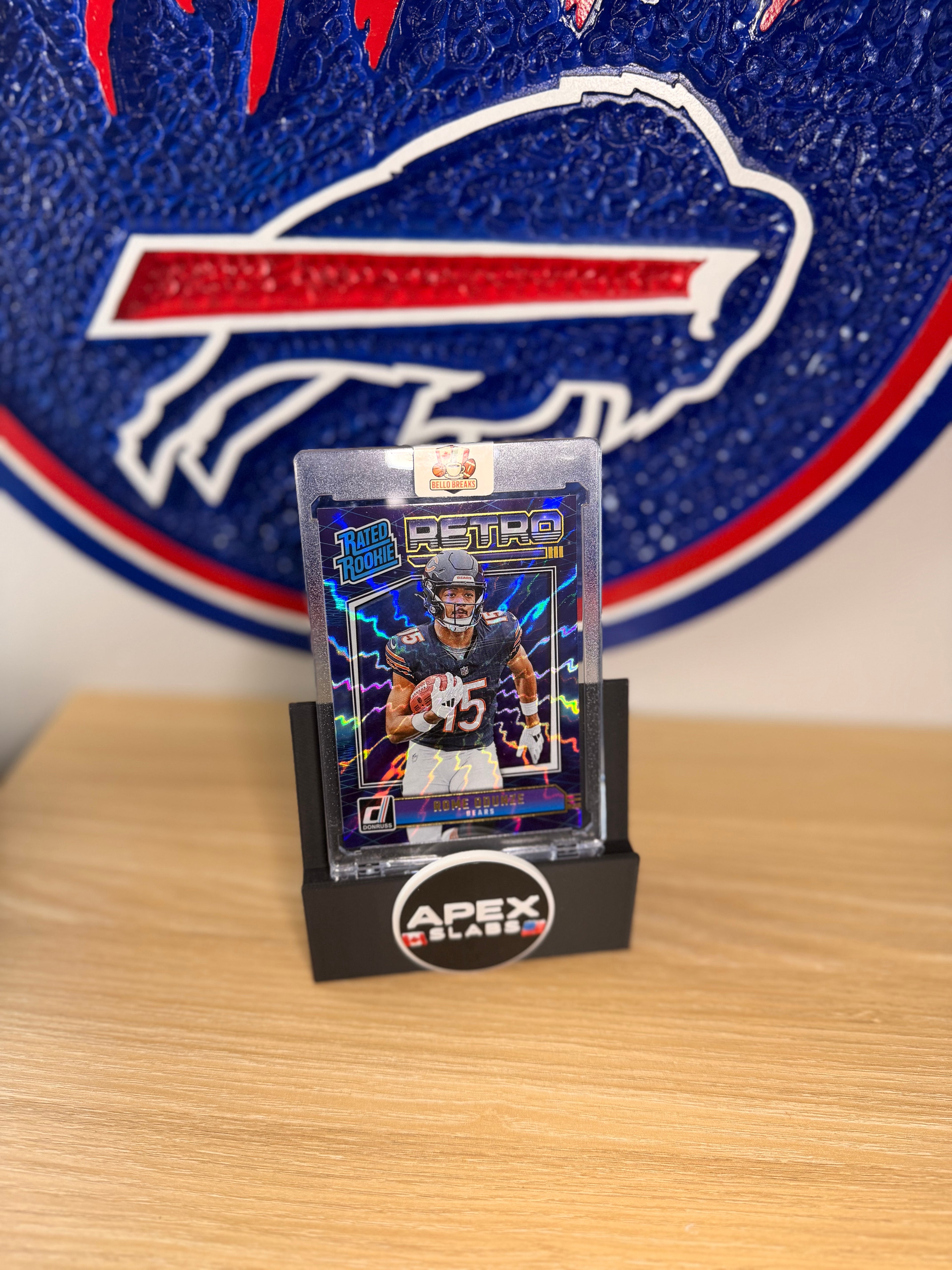 Rome Odunze Rated Rookie Donruss #12