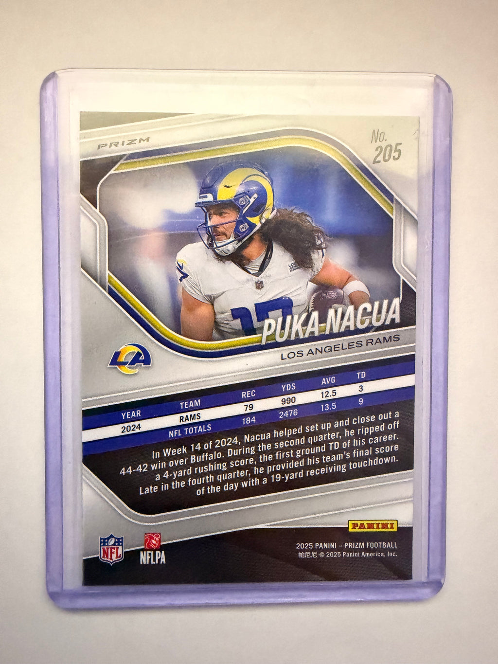 Nacua and Morton 2025 panini base