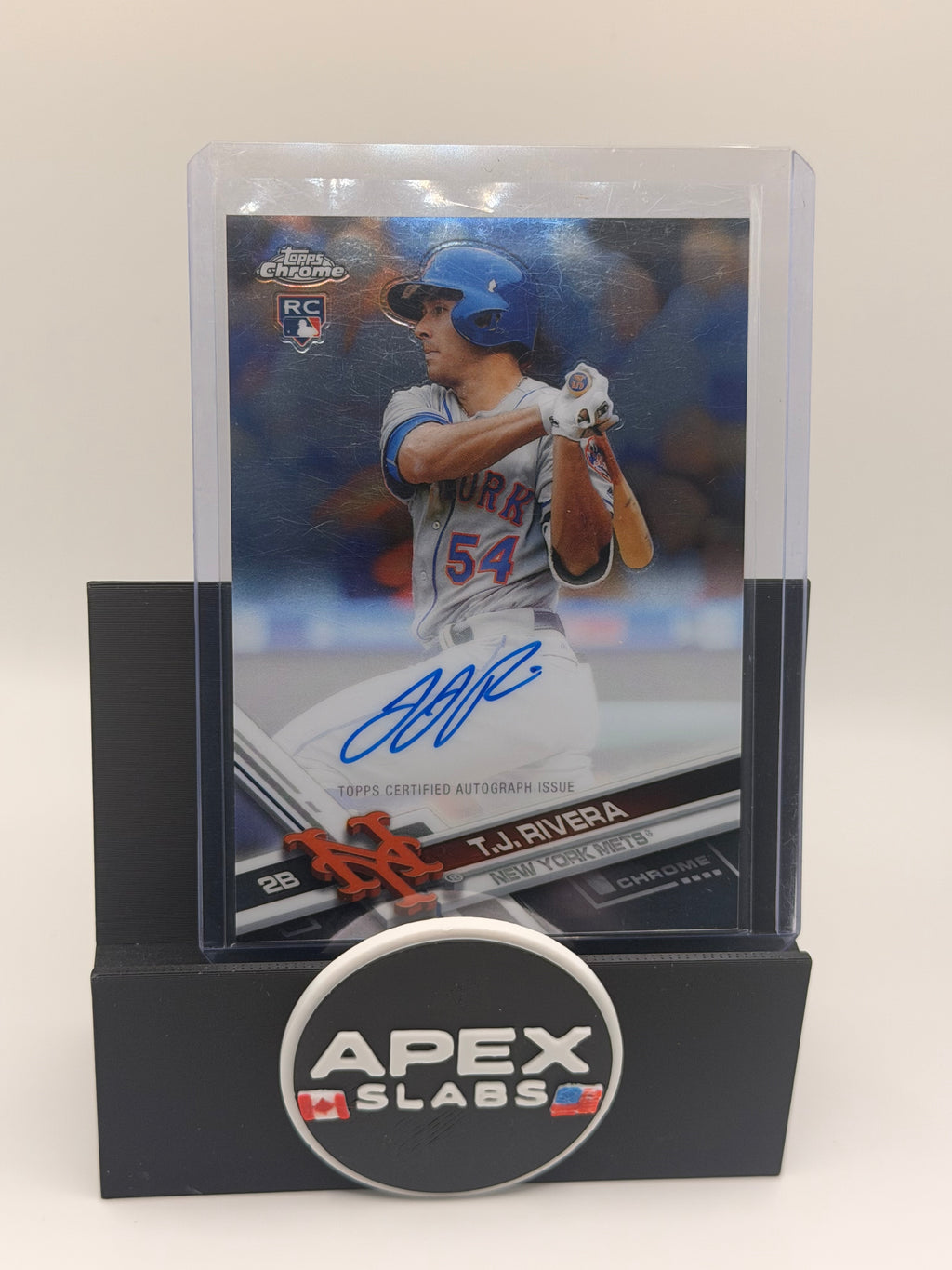 2017 Topps Chrome Rookie Autographs T.J. Rivera