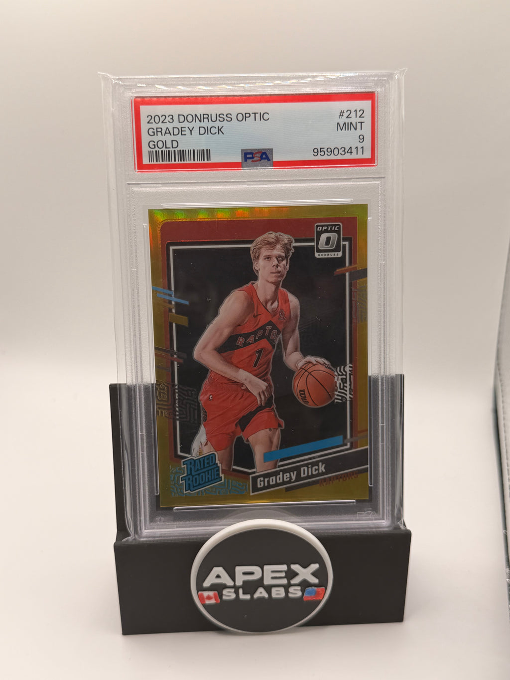 2023 Panini Donruss Optic Gradey Dick gold /10