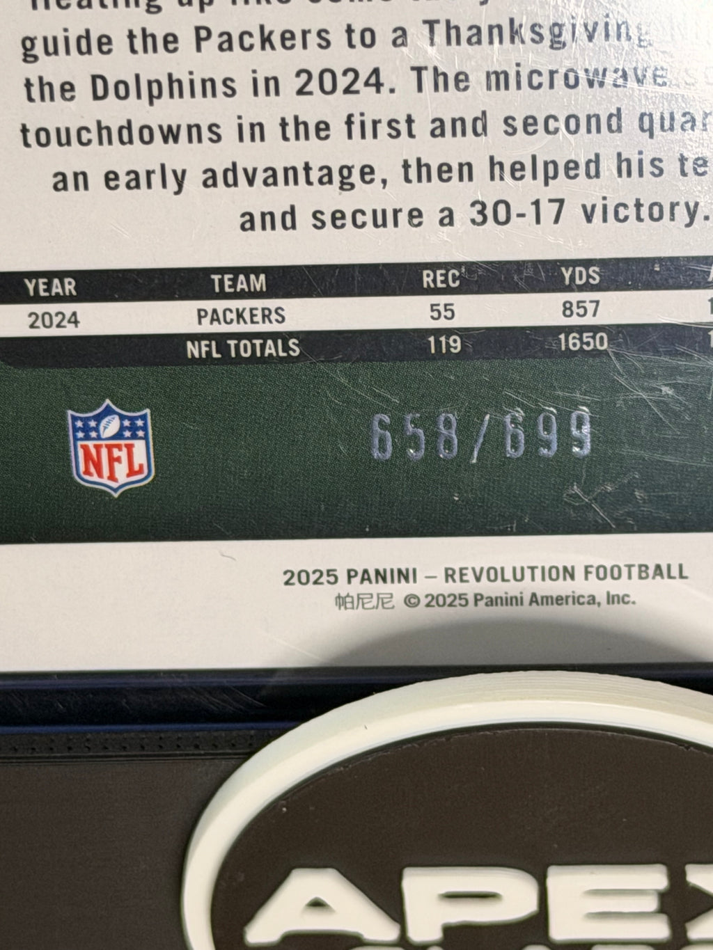 Jayden reed #61 /699