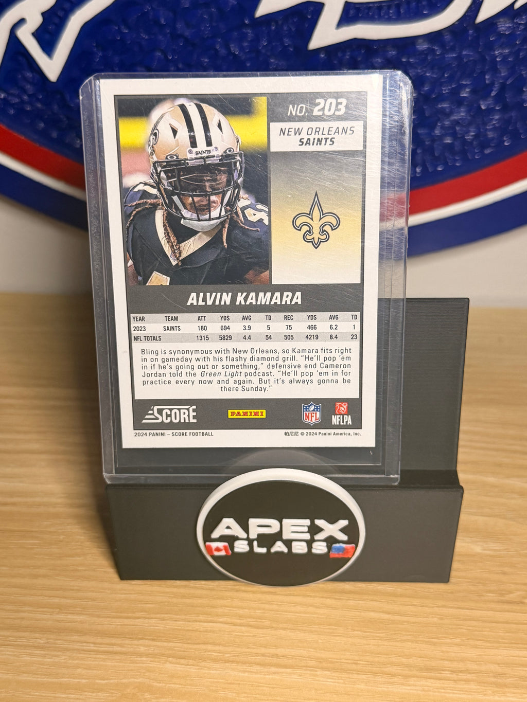 Alvin Kamara 2024 Panini Score Gold