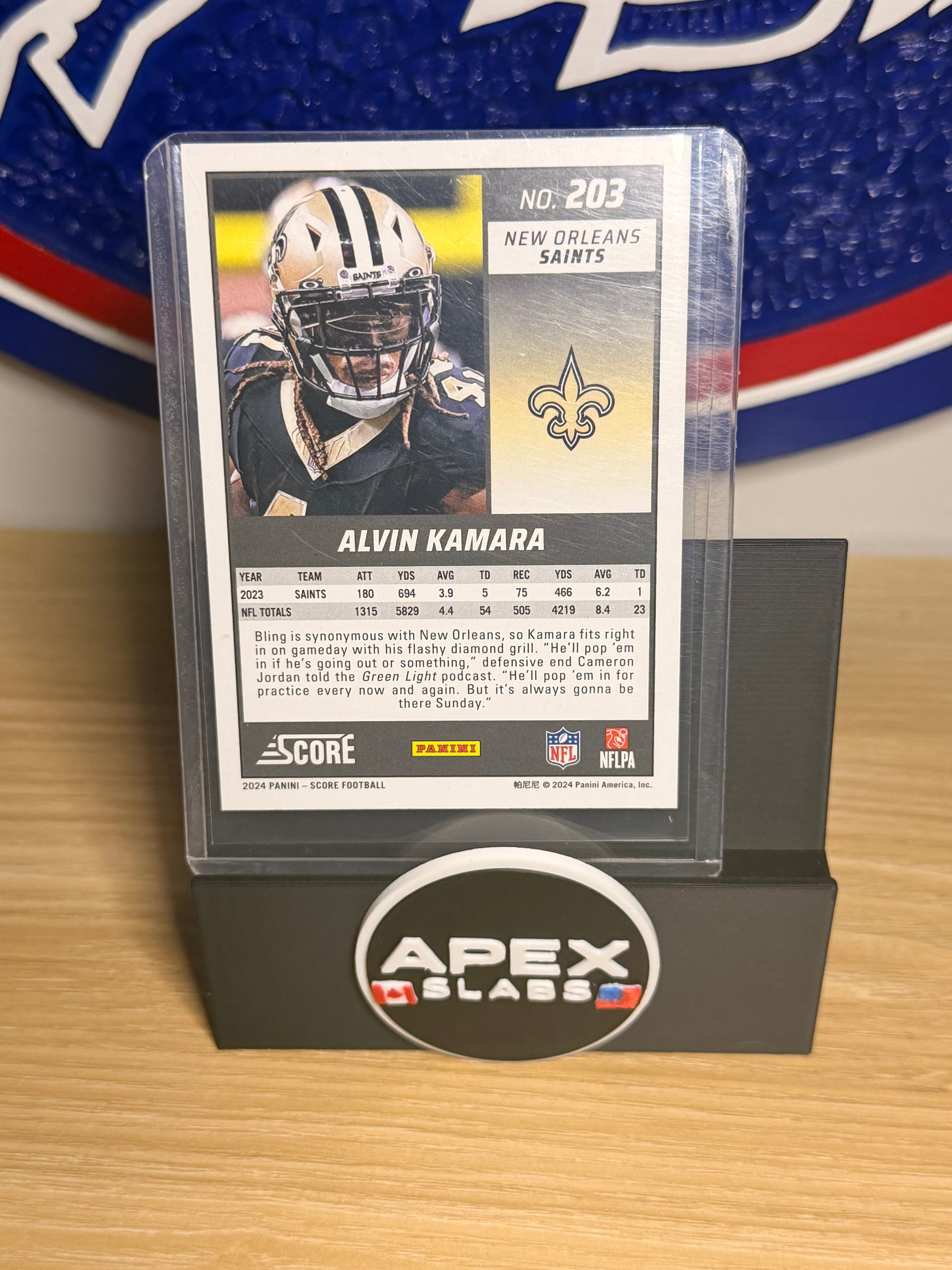 Alvin Kamara 2024 Panini Score Or