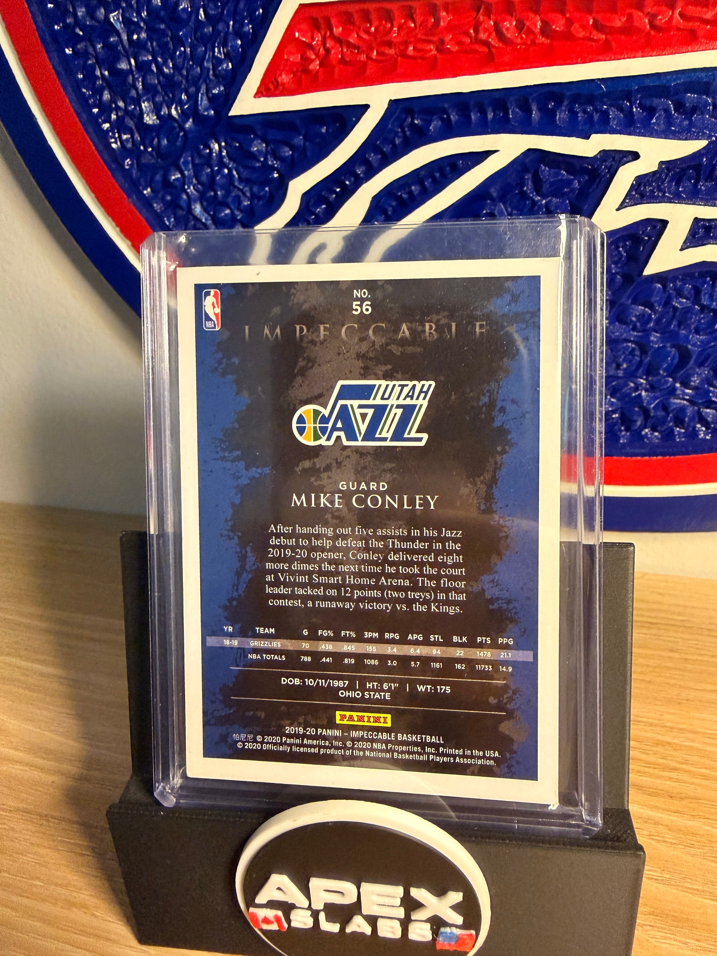 Mike Conley 2019-20 Panini impeccable Base /75 #56
