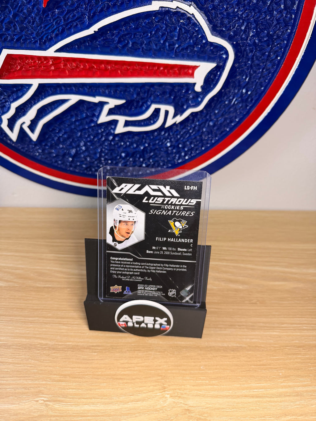 FILIP HALLANDER auto /299 #LS-FH