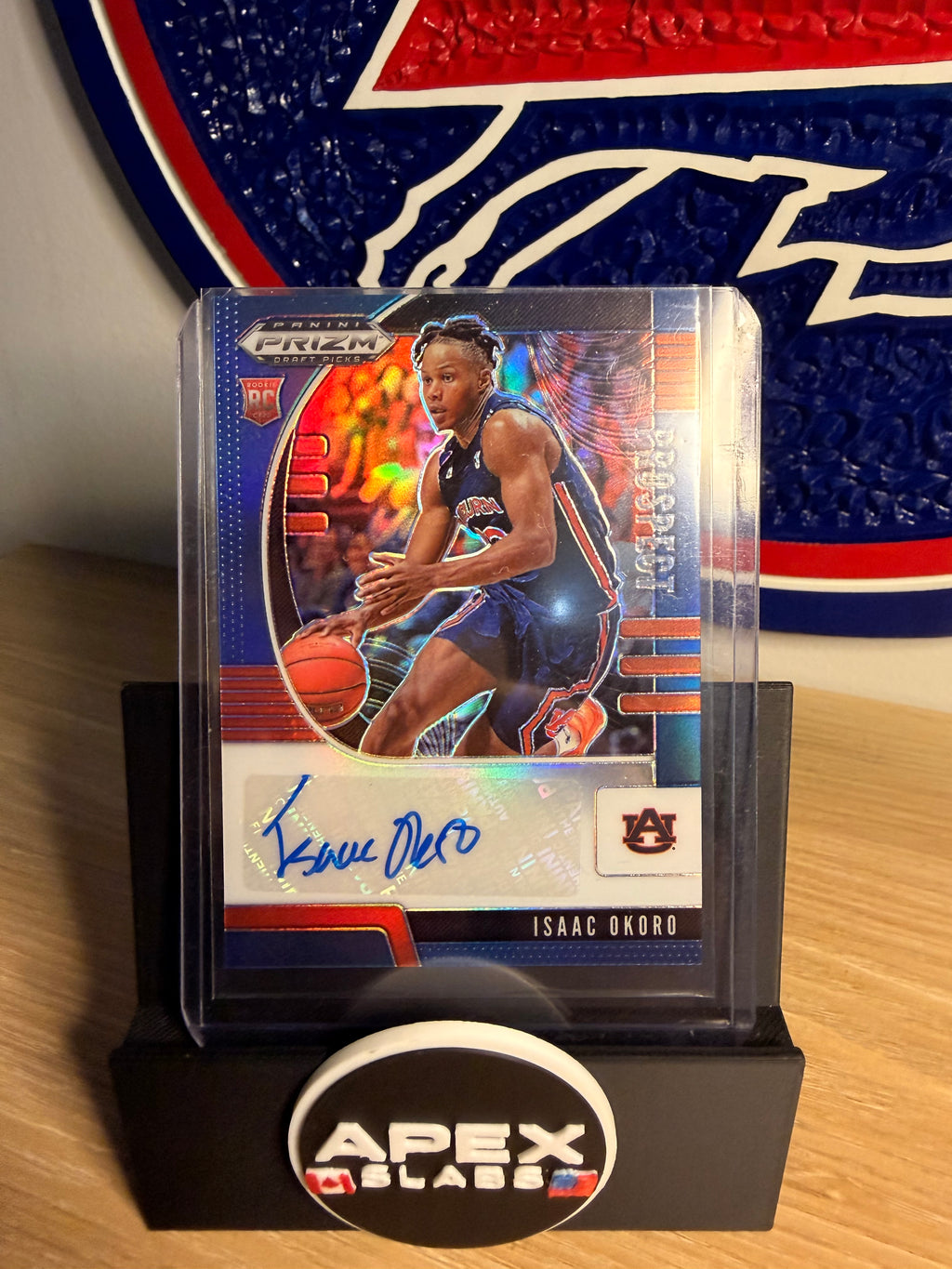 2020-21 Prizm Isaac Okoro Blue Prizm Prospect Rookie Auto RC #91/149 #PA-10 G845