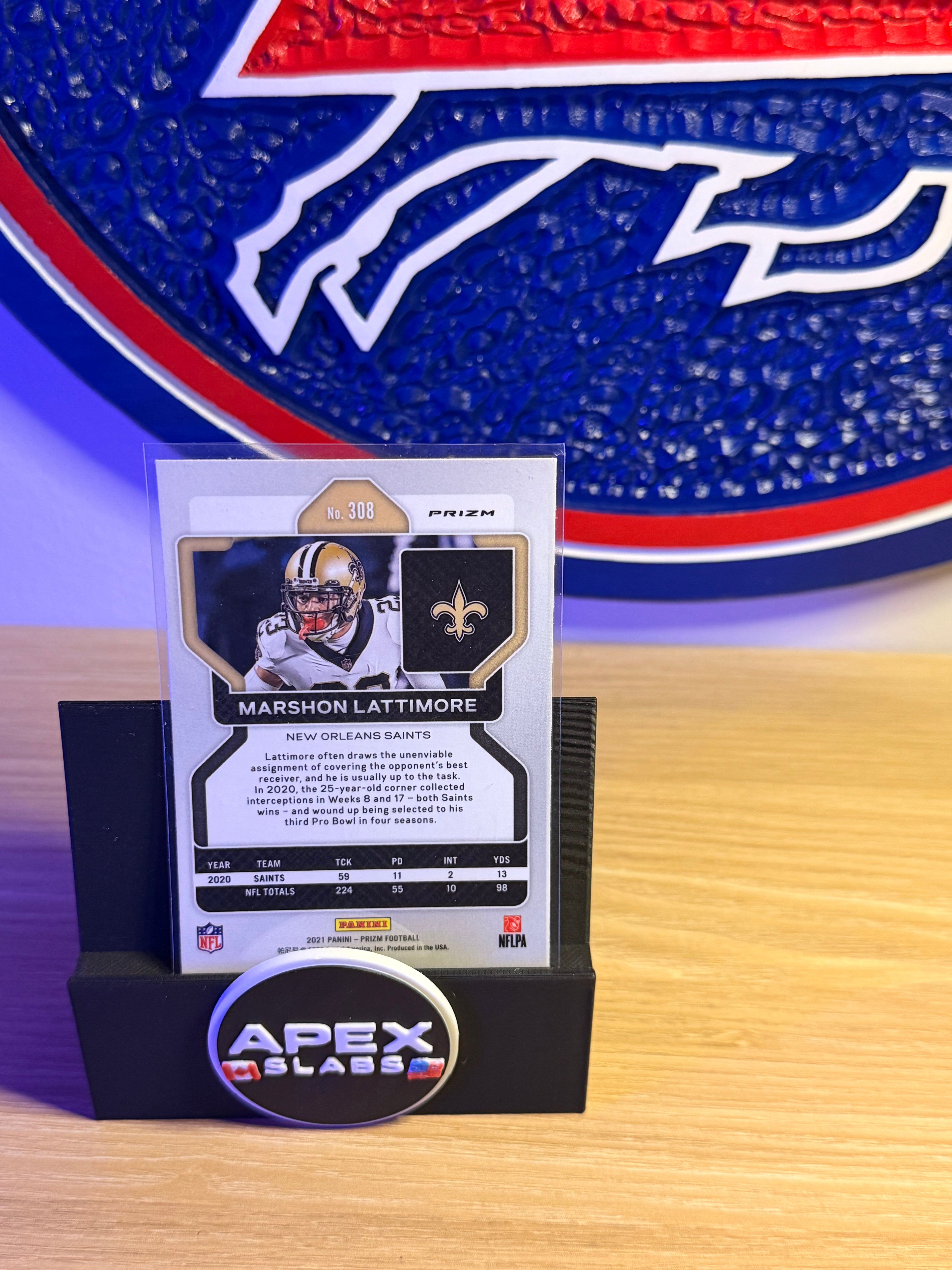 MARSHON LATTIMORE 2021 Panini Prizm RED ICE