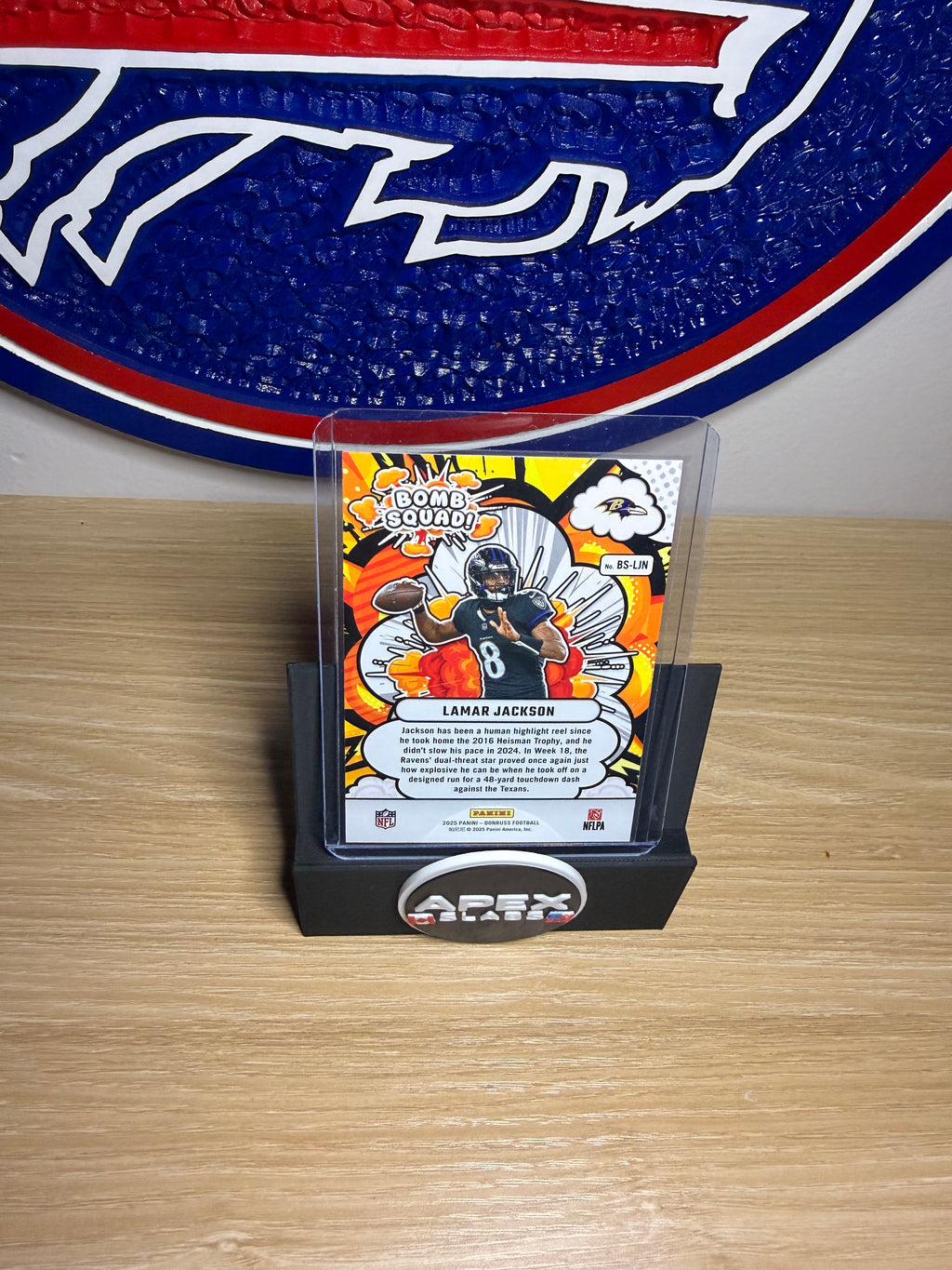 Lamar Jackson BS-LJN – 2025 Donruss Bomb Squad