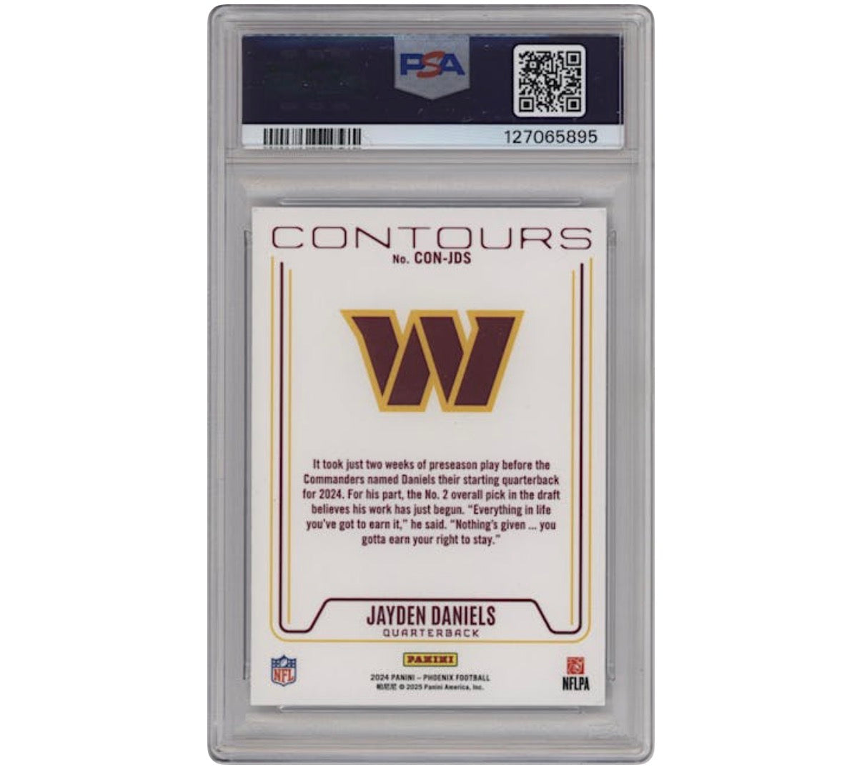Jayden Daniels – 2024 Phoenix Contours Hyper RC – #CONJDS – PSA 10 GEM MINT