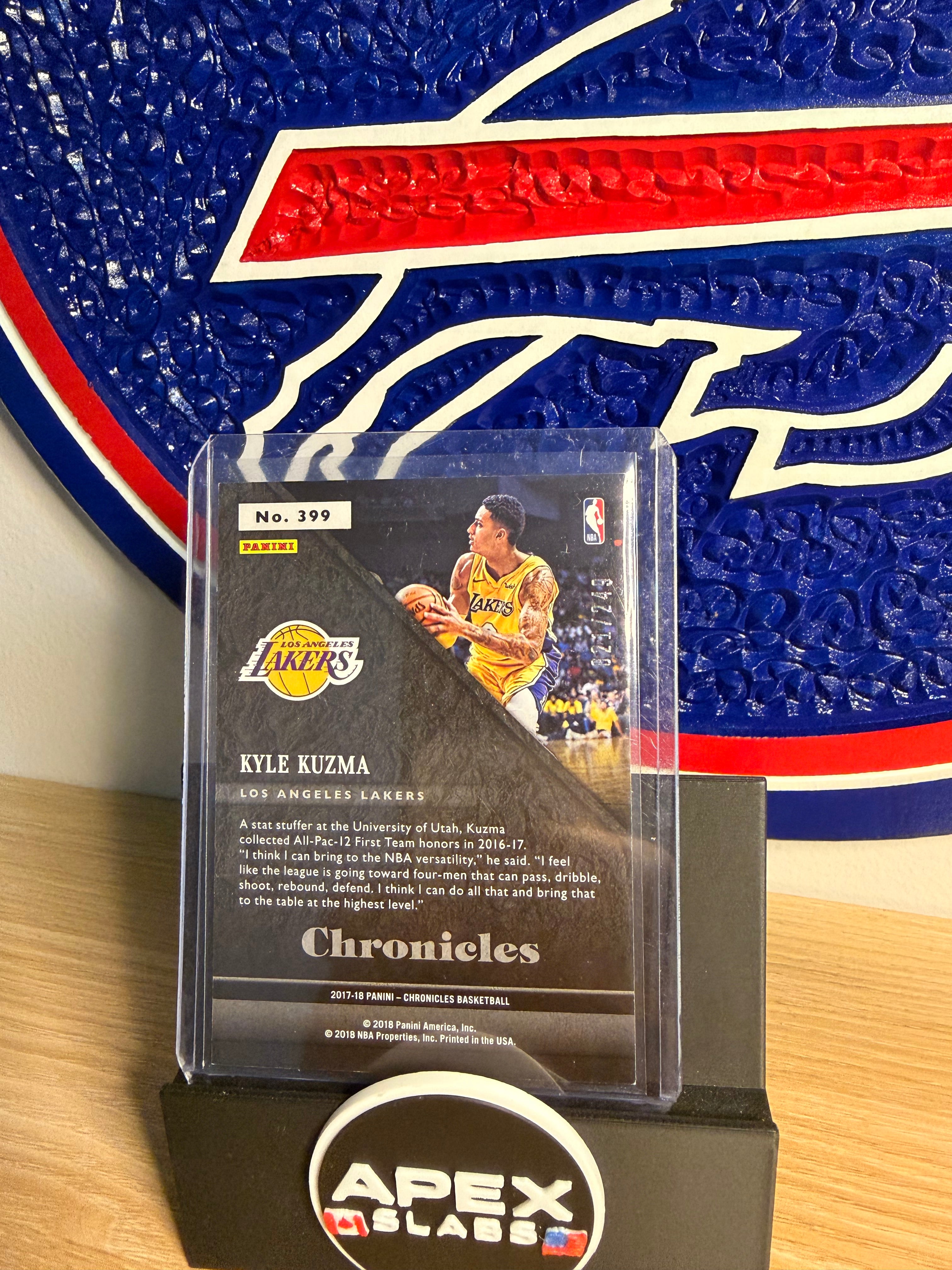2017-18 Panini Chronicles Limited /249 Kyle Kuzma #399 Rookie RC