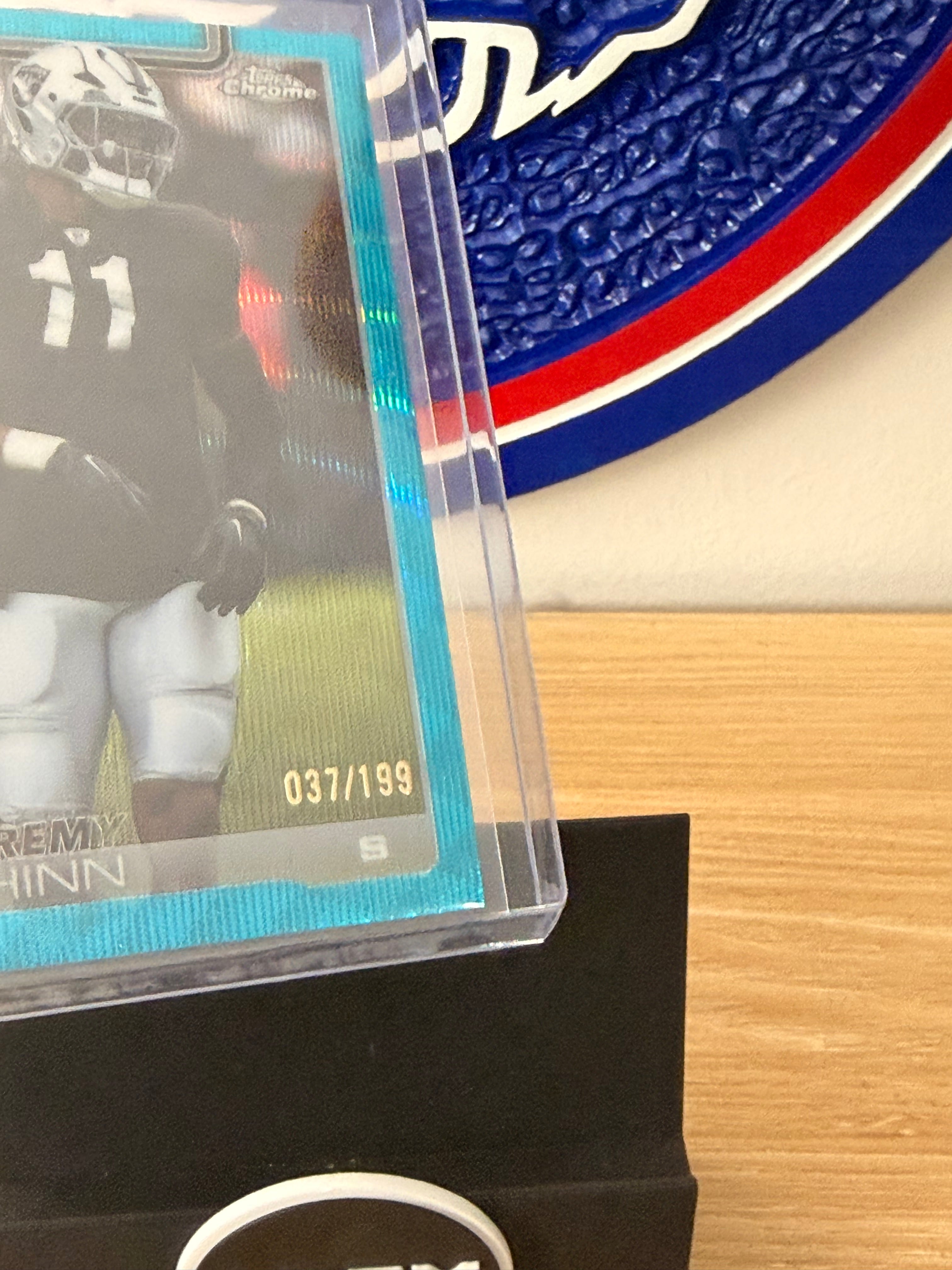 Topps Chrome 2025 Jeremy Chinn Carte parallèle sarcelle n°184 /199
