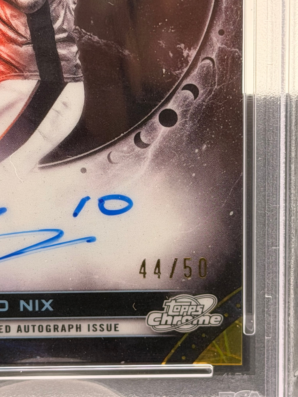 2024 Topps Cosmic Chrome Equinox Autographs Bo Nix /50
