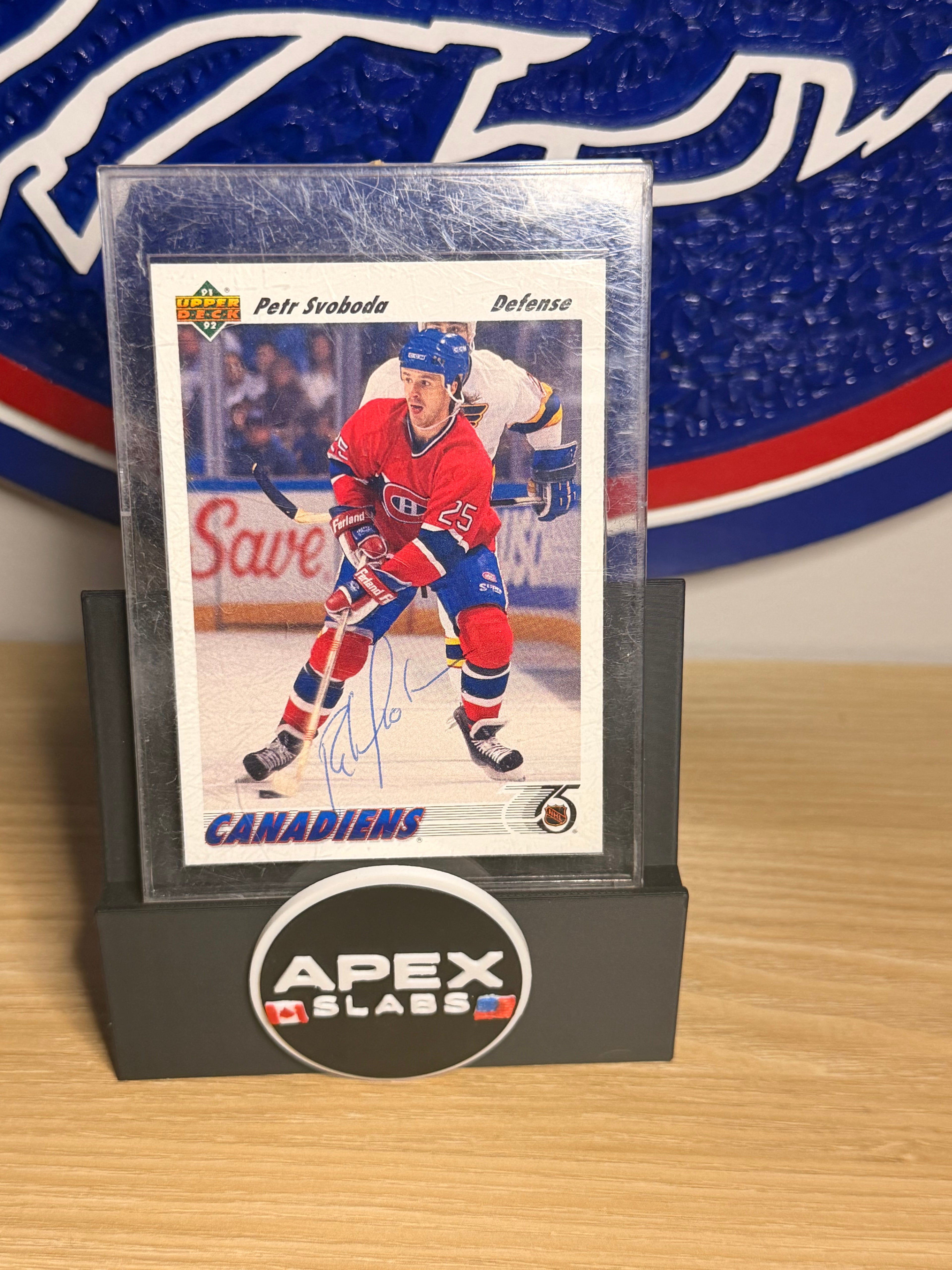 Petr Svoboda 1991-92 Upper Deck #285 Auto