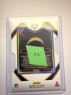 2024 Panini Select Justin Herbert Club Level – Los Angeles Chargers niveau de base.