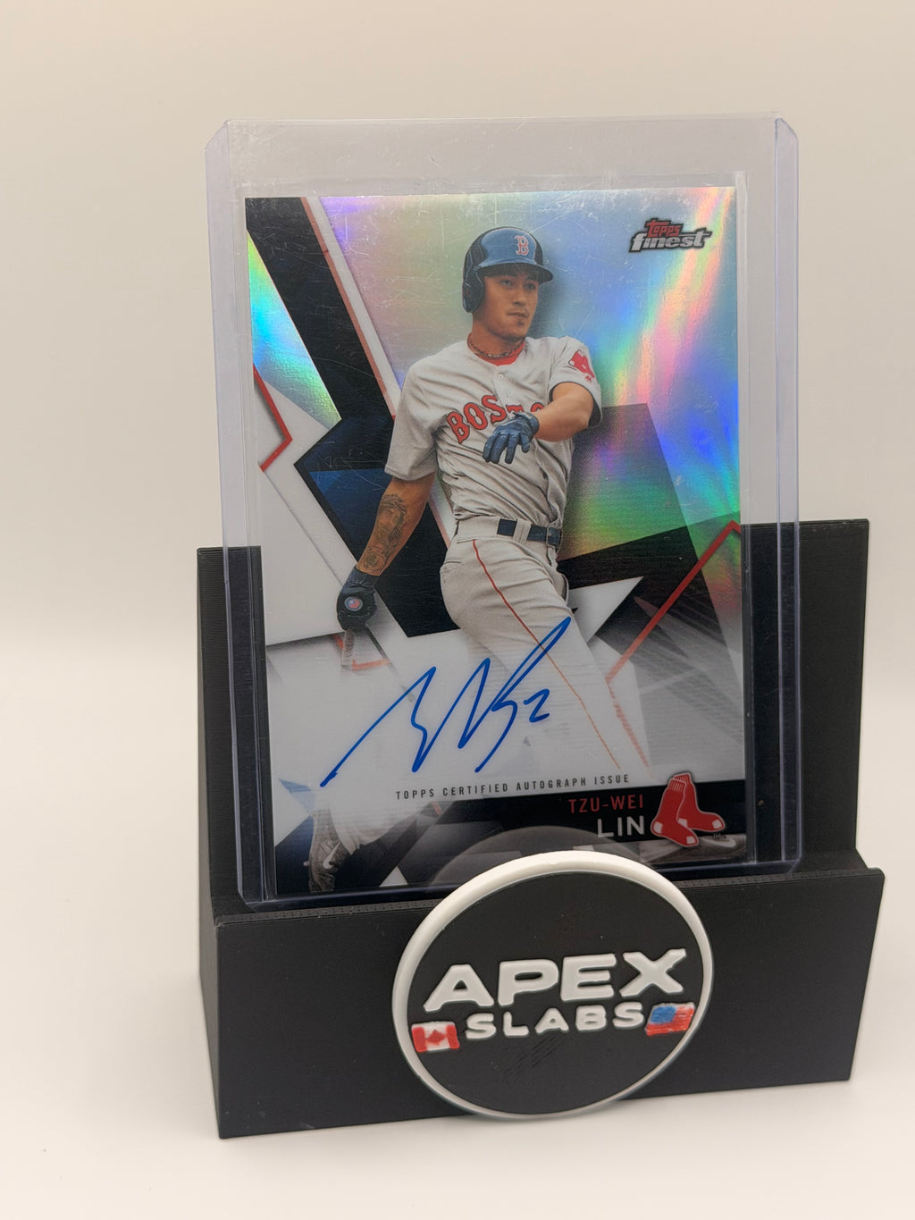 2018 Finest Tzu-Wei Lin Finest Autographs Refractor