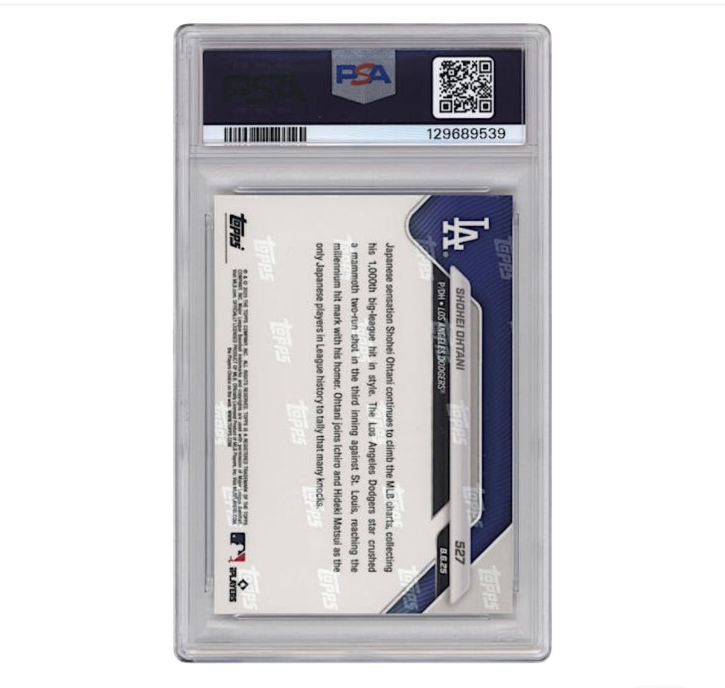 Shohei Ohtani – 2025 Topps Now – #527 – PSA 10 GEM MINT