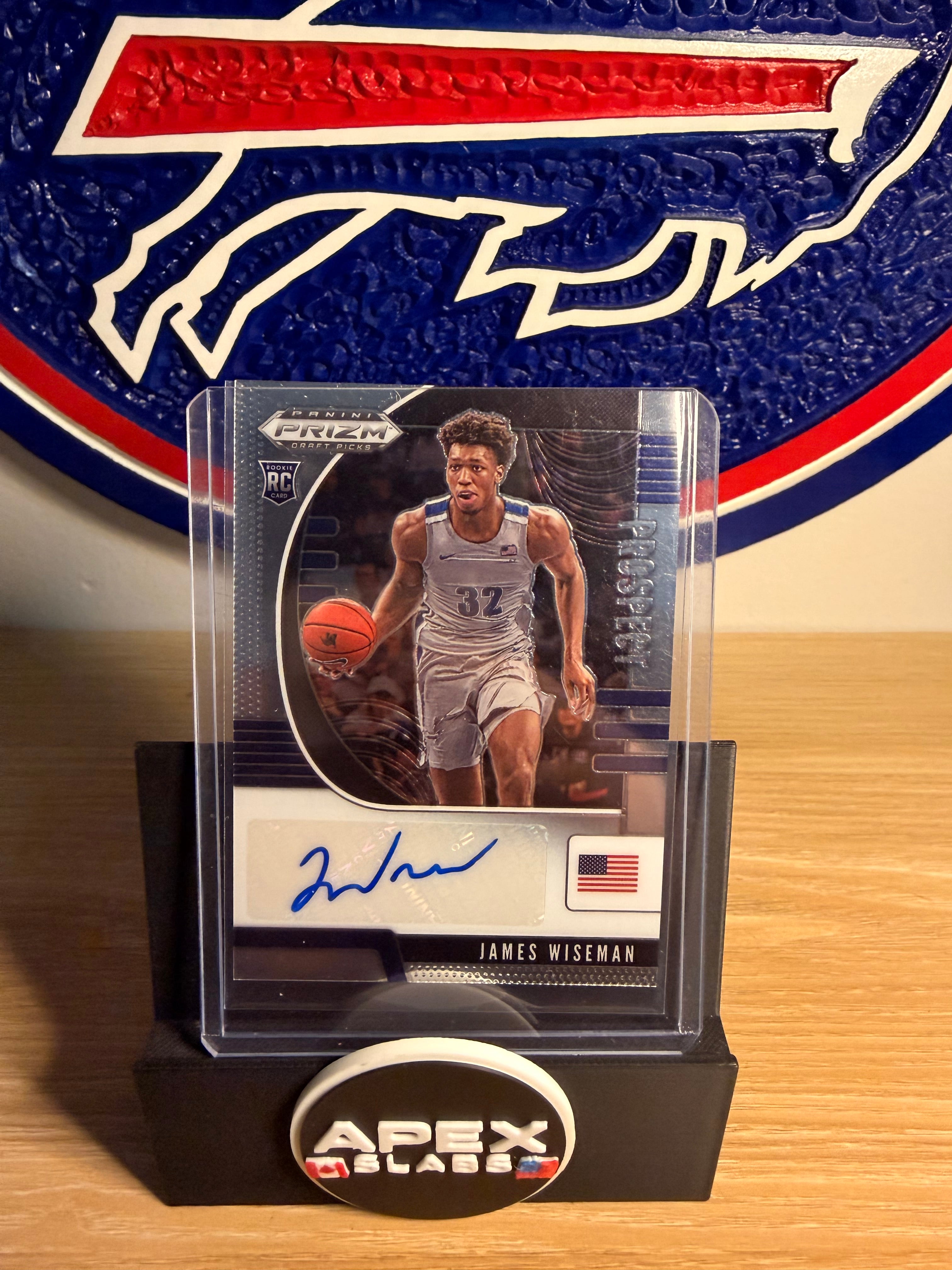 2020 Panini Prizm Draft Picks Prospect Autographs James Wiseman RC Auto #PA-JW