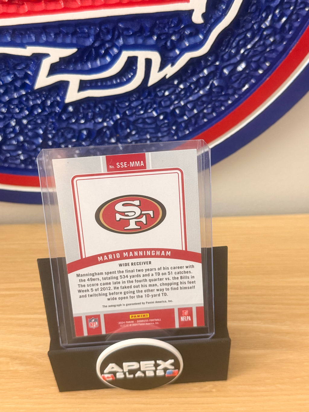 Mario Manningham Auto (49ers) SSE-MMA