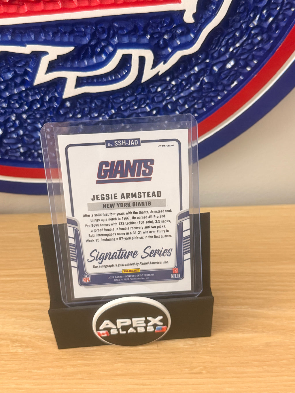 Jessie Armstead Optic Signature Series Auto (Giants) #SSH-JAD