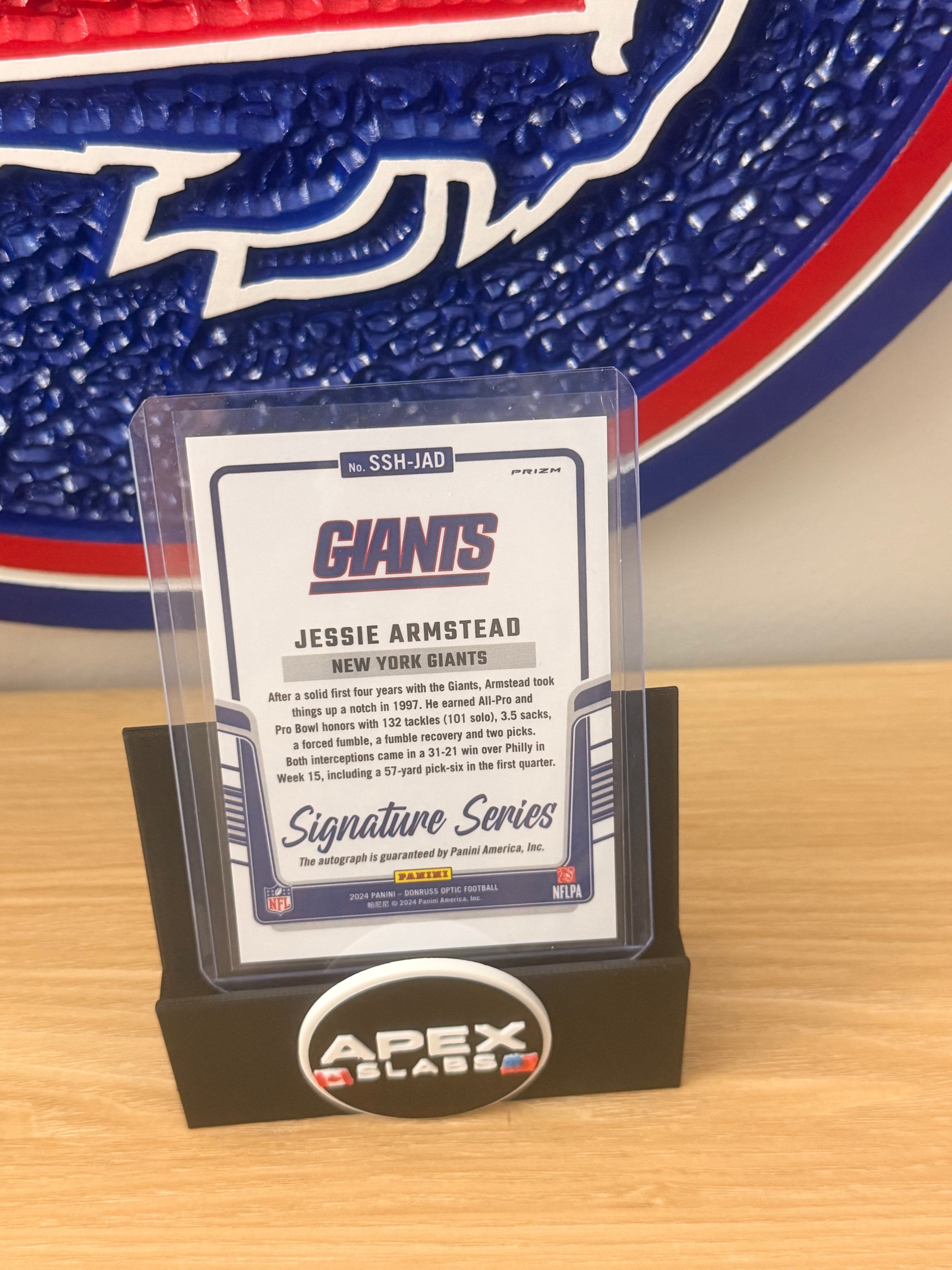 Jessie Armstead Optic Signature Series Auto (Giants) #SSH-JAD