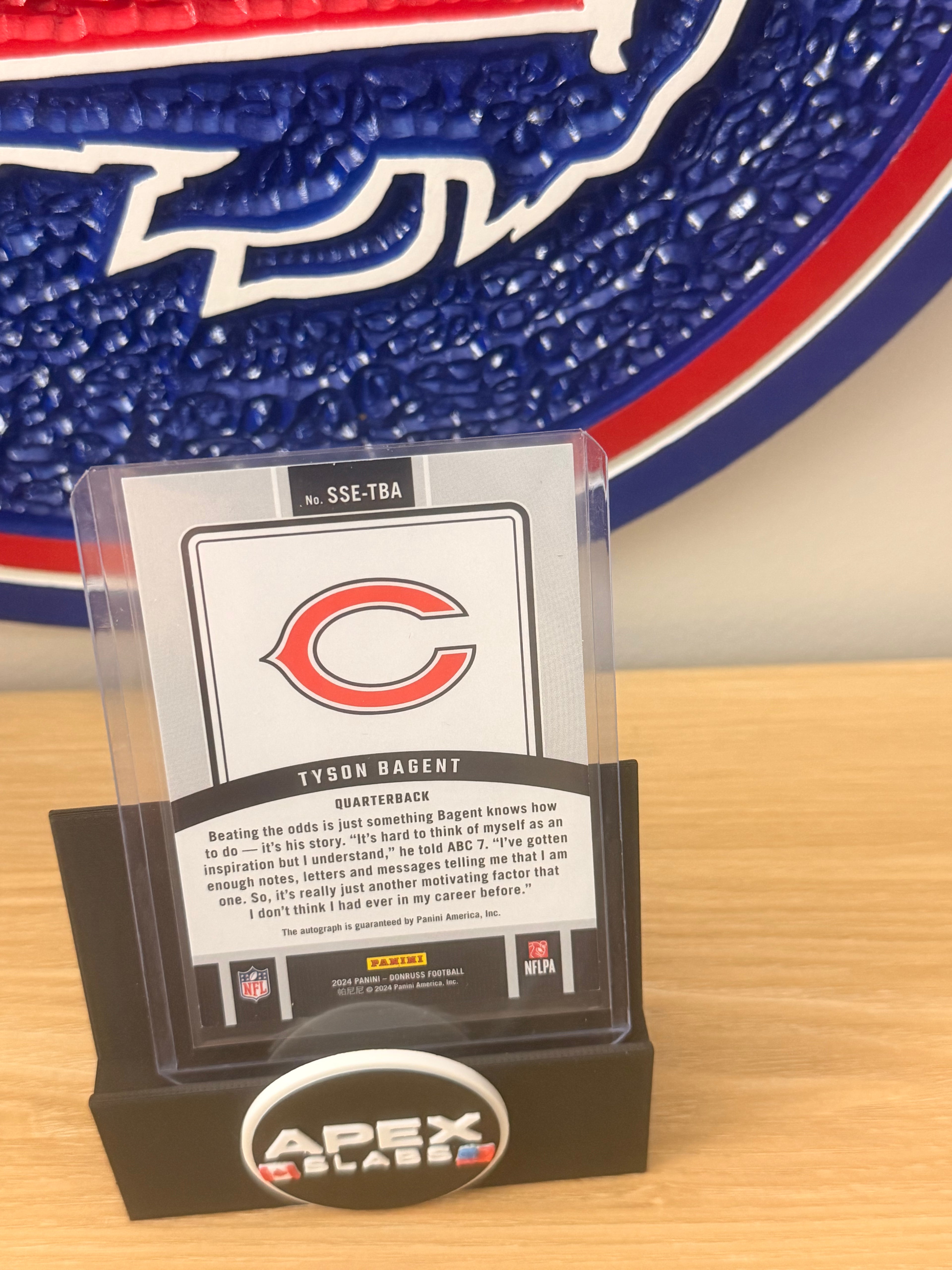 Tyson Bagent Signature Series Auto (Bears) #SSE-TBA
