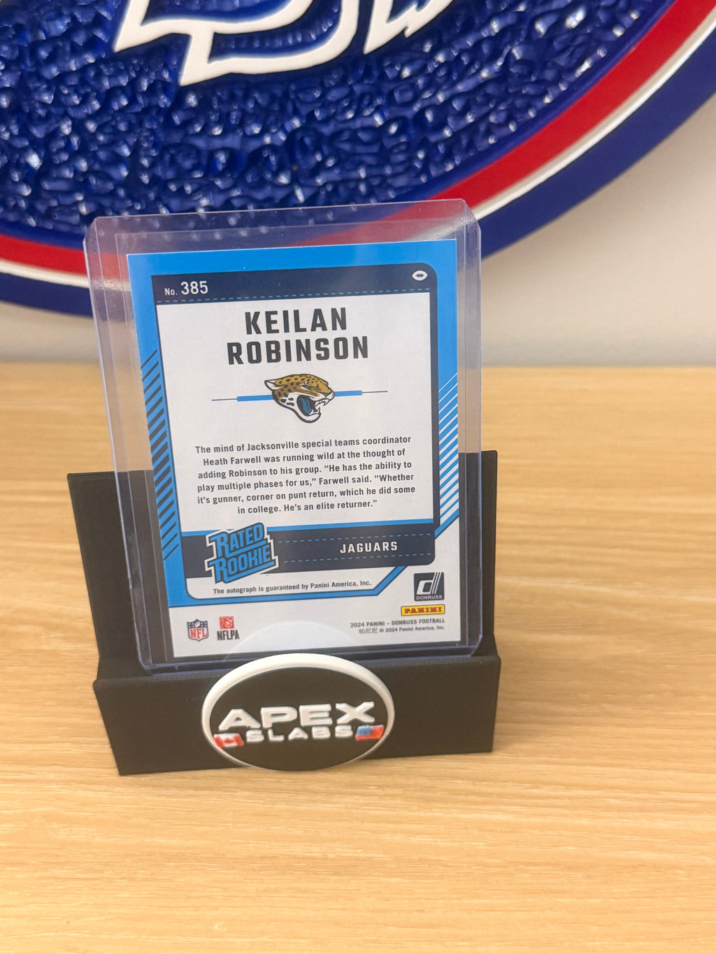 Keilan Robinson Rated Rookie Auto #385