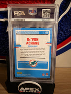 PSA 10 De’Von Achane Rated Rookie – 2023 Donruss Optic #269 Gem Mint Dolphins RC
