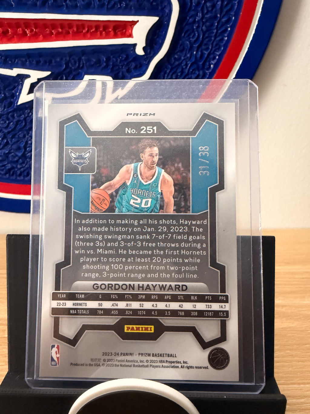 Gordon Hayward #No. 251 /38