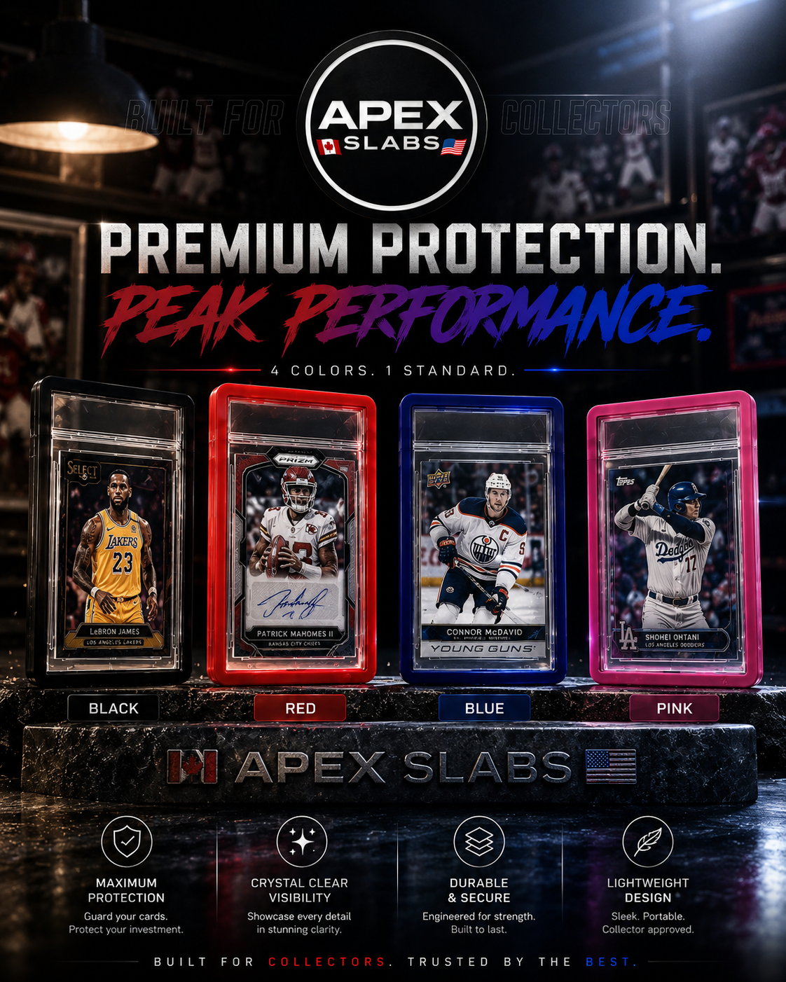 Apex Slabs Coloured Slab Protectors | Protect Your Collection
