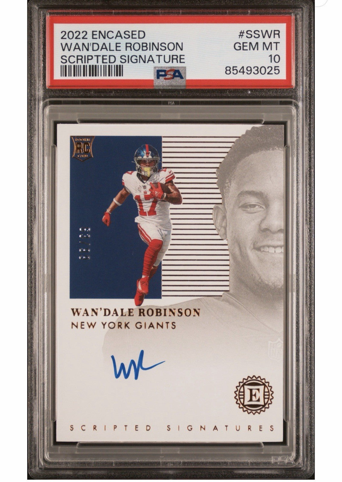 POP 1 Wan’Dale Robinson Scripted Signature /99 2022 Encased SS-WR