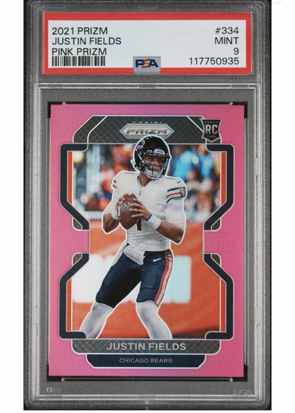 Justin Fields Pink Prizm