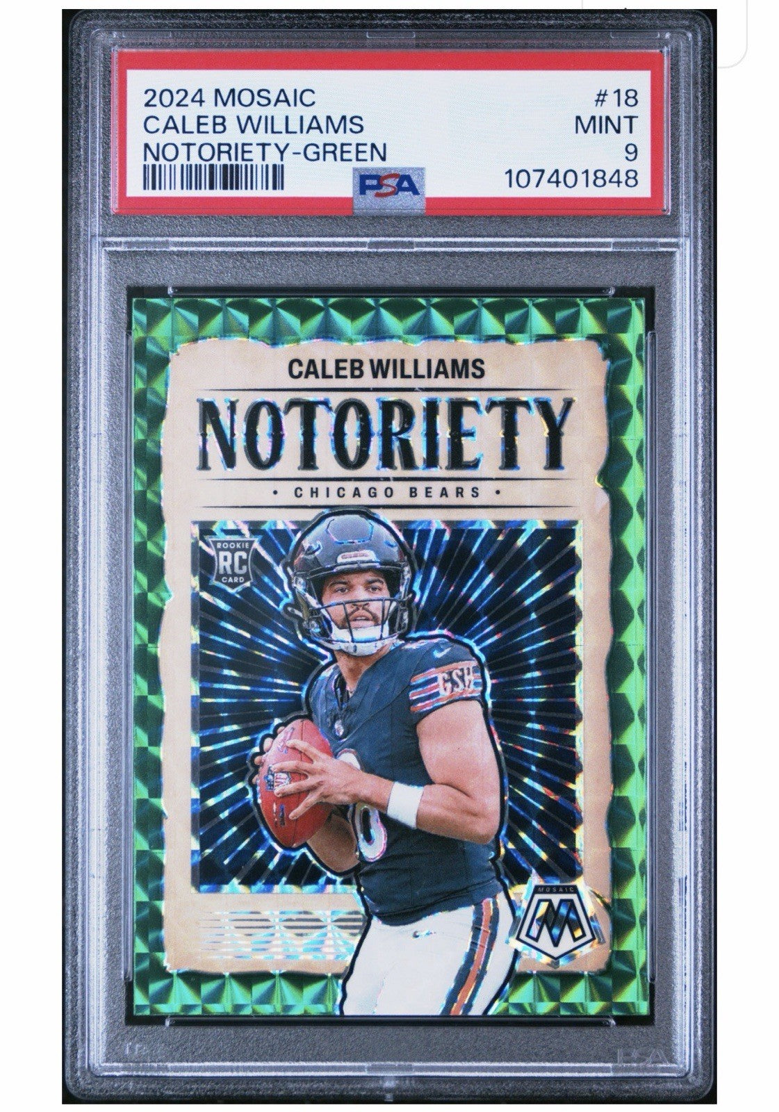 caleb williams notoriety green